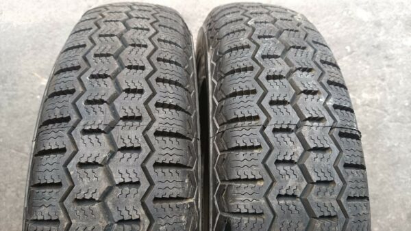 Coppia Pneumatici Michelin 170/Sr/13 Zx Old Dot Per Auto D'Epoca