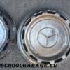Coppia Vintage Copricerchi Bianchi Mercedes W108 - 109 - W111 - 113 - immagine 6