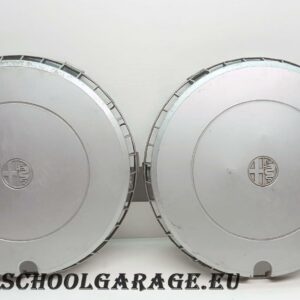COPPIA COPRI MOZZO ALFA ROMEO 75 - ALFA ROMEO 90 R14